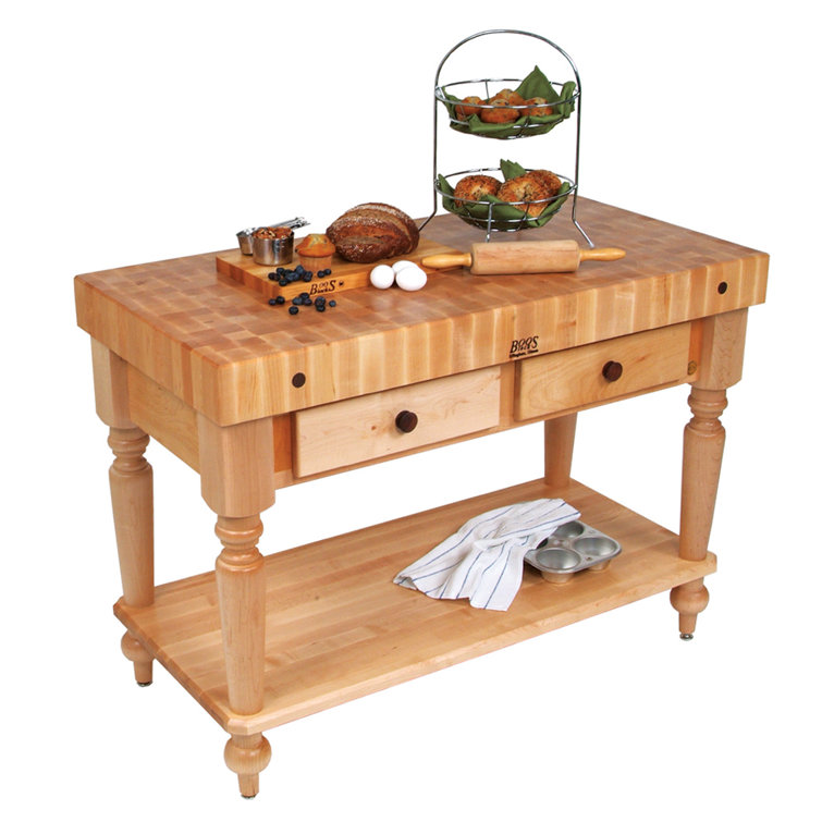 John Boos American Heritage Prep Maple Rustica Table & Reviews Wayfair